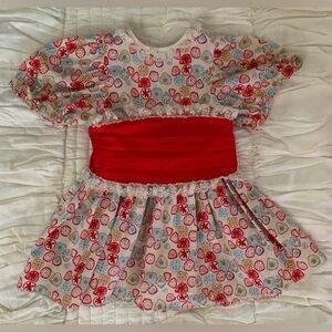Vintage atomic flower baby dress